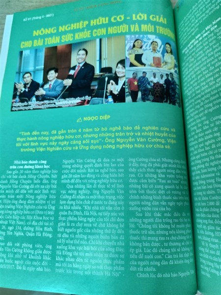 Nông nghiệp hữu cơ - Lời giải cho bài toán sức khỏe con người và môi trường